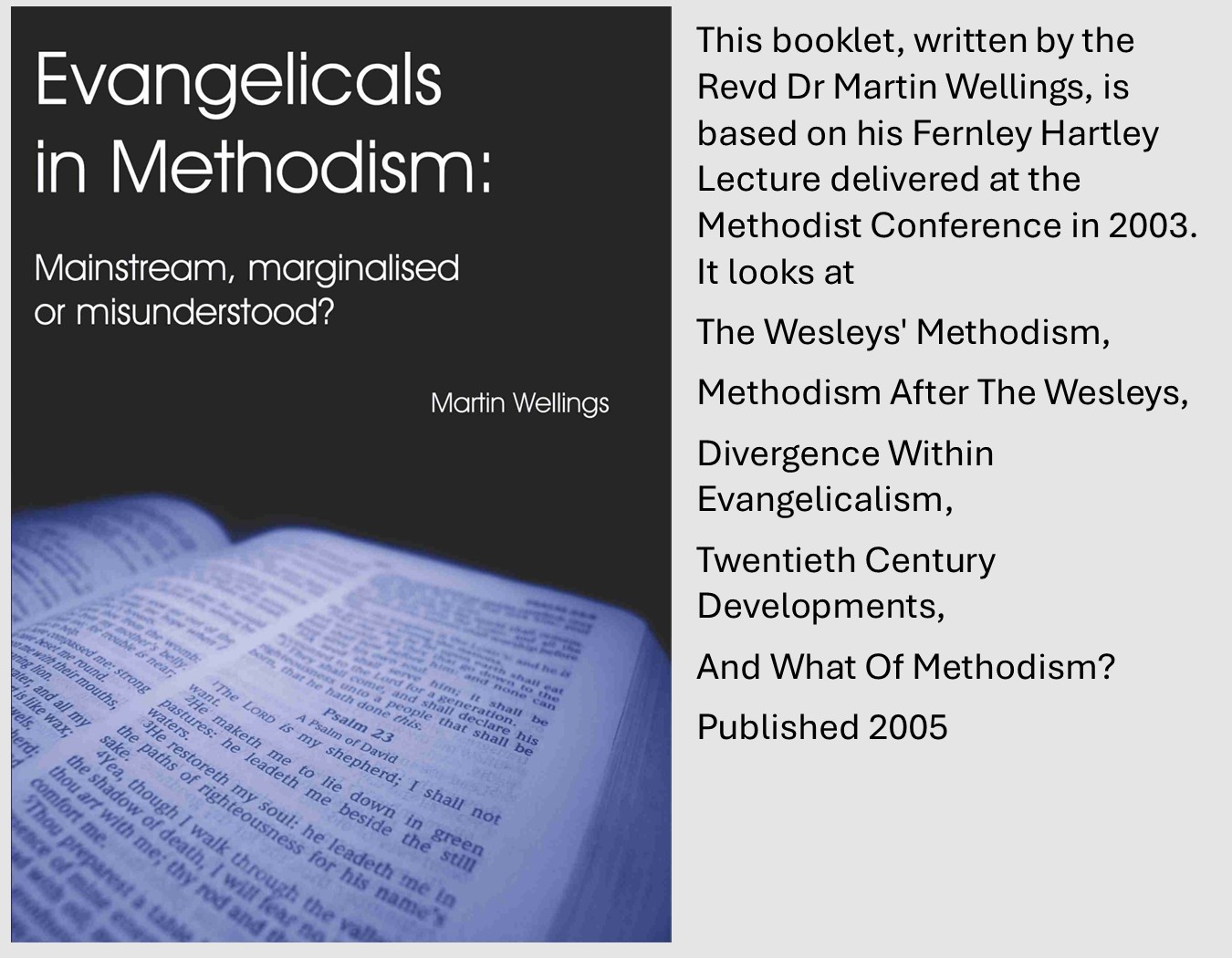 Evangelicals in Methodism PDF'