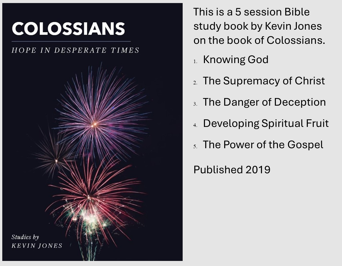 Colossians PDF's Front.Words. 